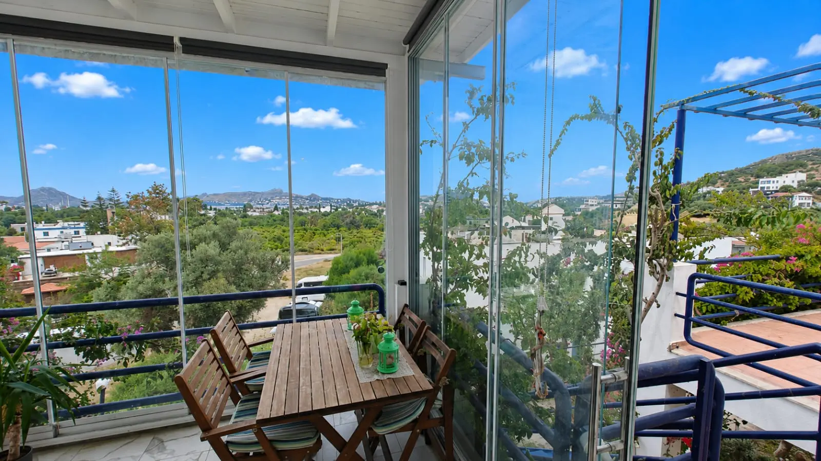 Enclosed terrace